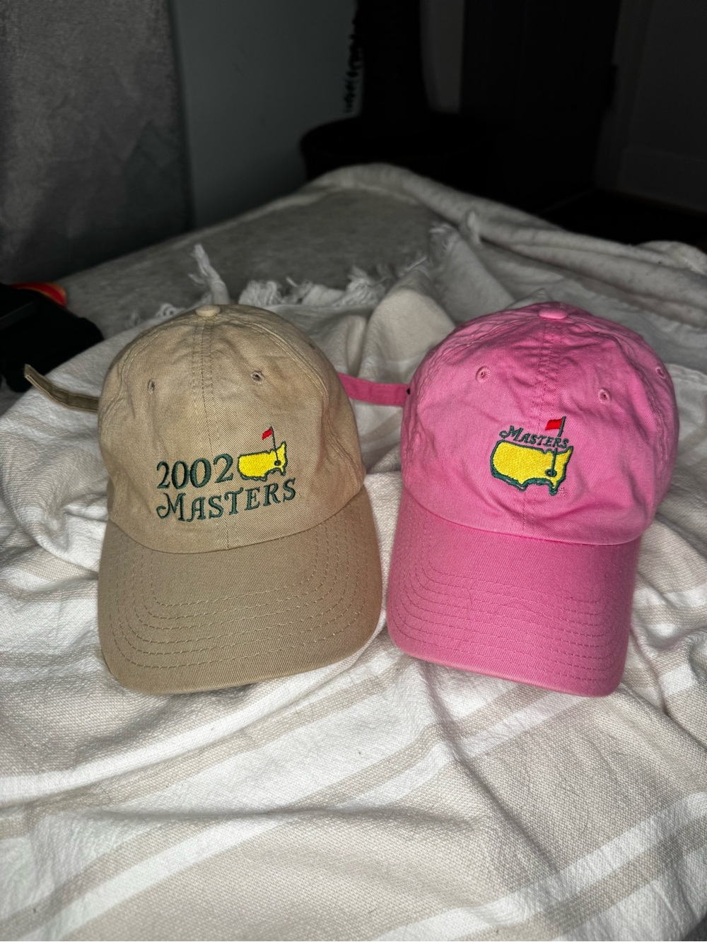 Authentic Vintage 2002 Masters 
*HIS AND HERS* golf caps